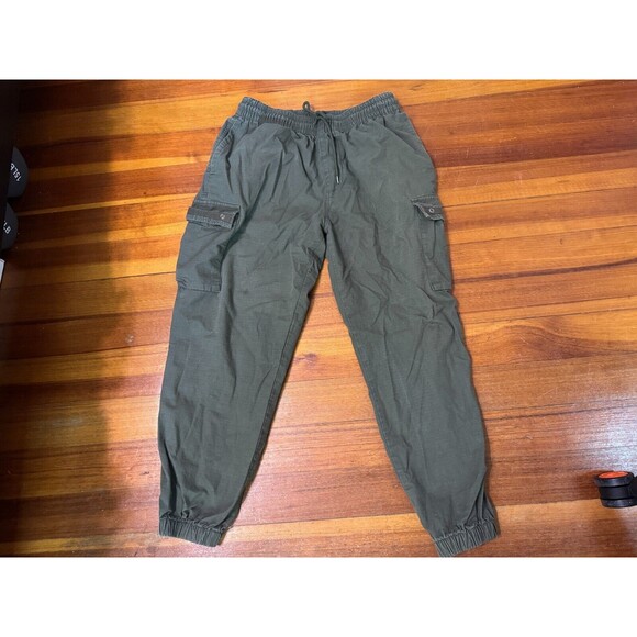 WTAPS Ripstop Jogger Tech Pants Olive Green Size Men's 02 Cargo Pockets - Picture 2 of 13